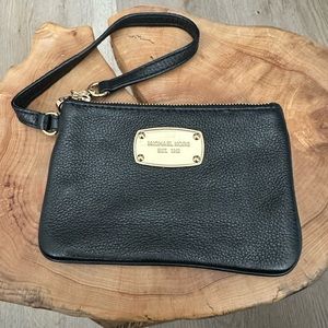 Michael Kors wristlet, black